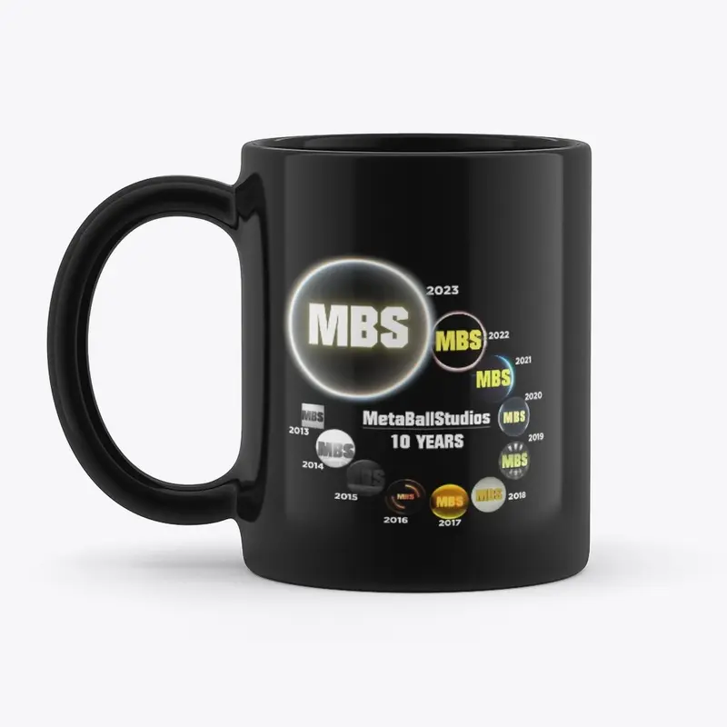 MetaBallStudios 10 years MUG